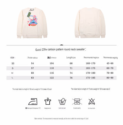 Gucci Stitch Donut Sweatshirt - Cream