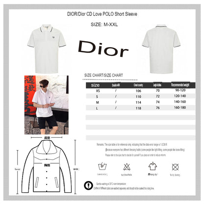 Dior White Polo Shirt