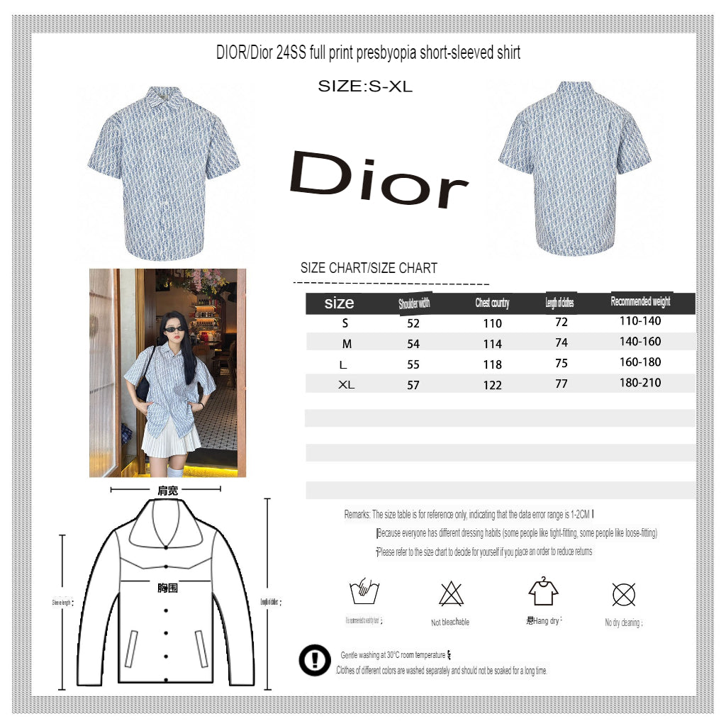 Dior Monogram Print Shirt