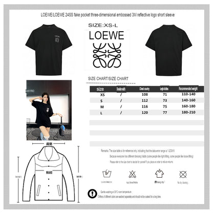 Loewe Black Pocket Logo T-Shirt