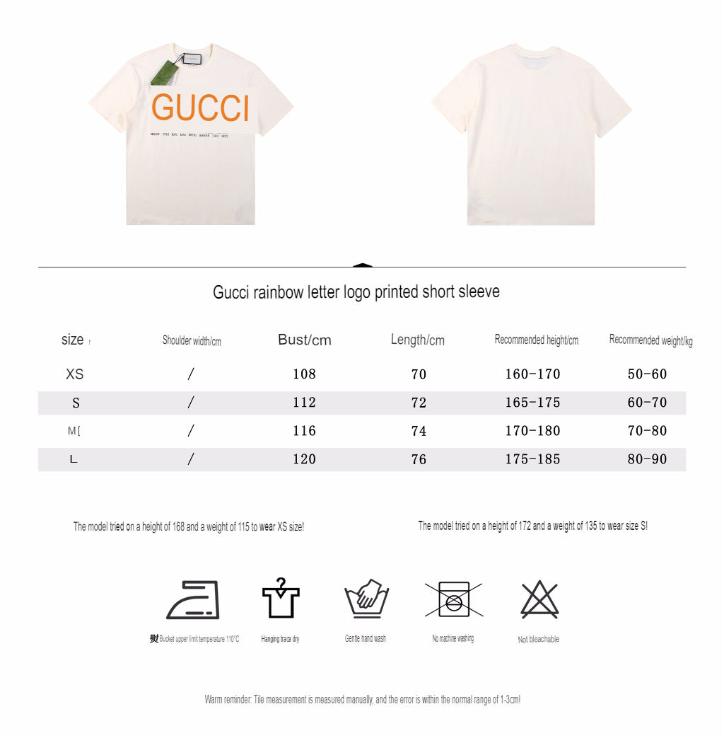 G*u*i cities block letter t-shirt - white