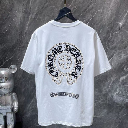 Chrome Hearts Classic Crewneck T-Shirt in White/Black