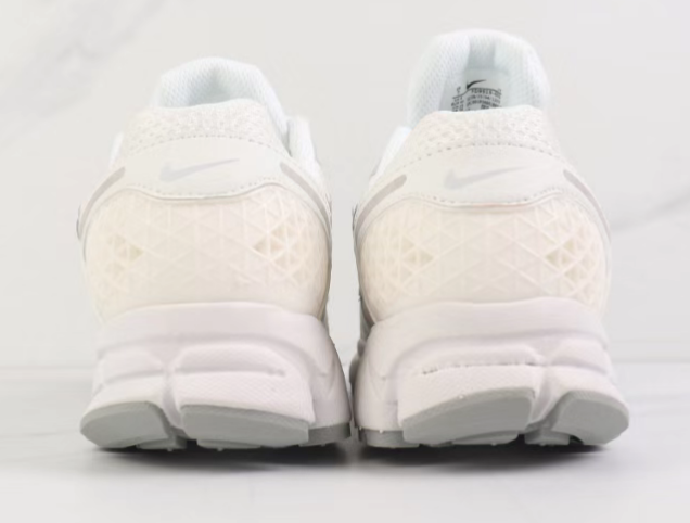 Nike Zoom Vomero 5 in Silver-to-White Gradient: Lunar Ascent