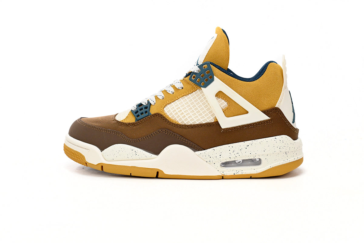 Air Jordan 4 Cacao Wow Brown White