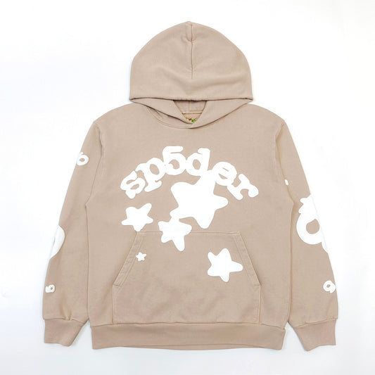 Sp5der Beluga Hoodie Sand