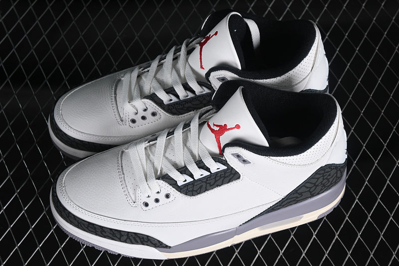 AIR JORDAN 3 RETRO CEMENT GREY WHITE/GREY/BLACK