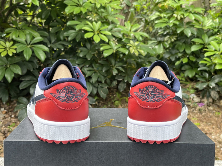 Air Jordan 1 Low "White/University Red/University Blue"