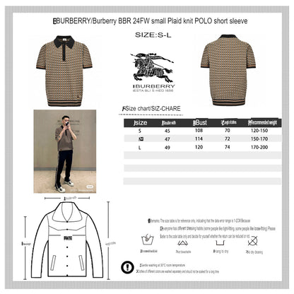 Burberry Checkered Polo Shirt