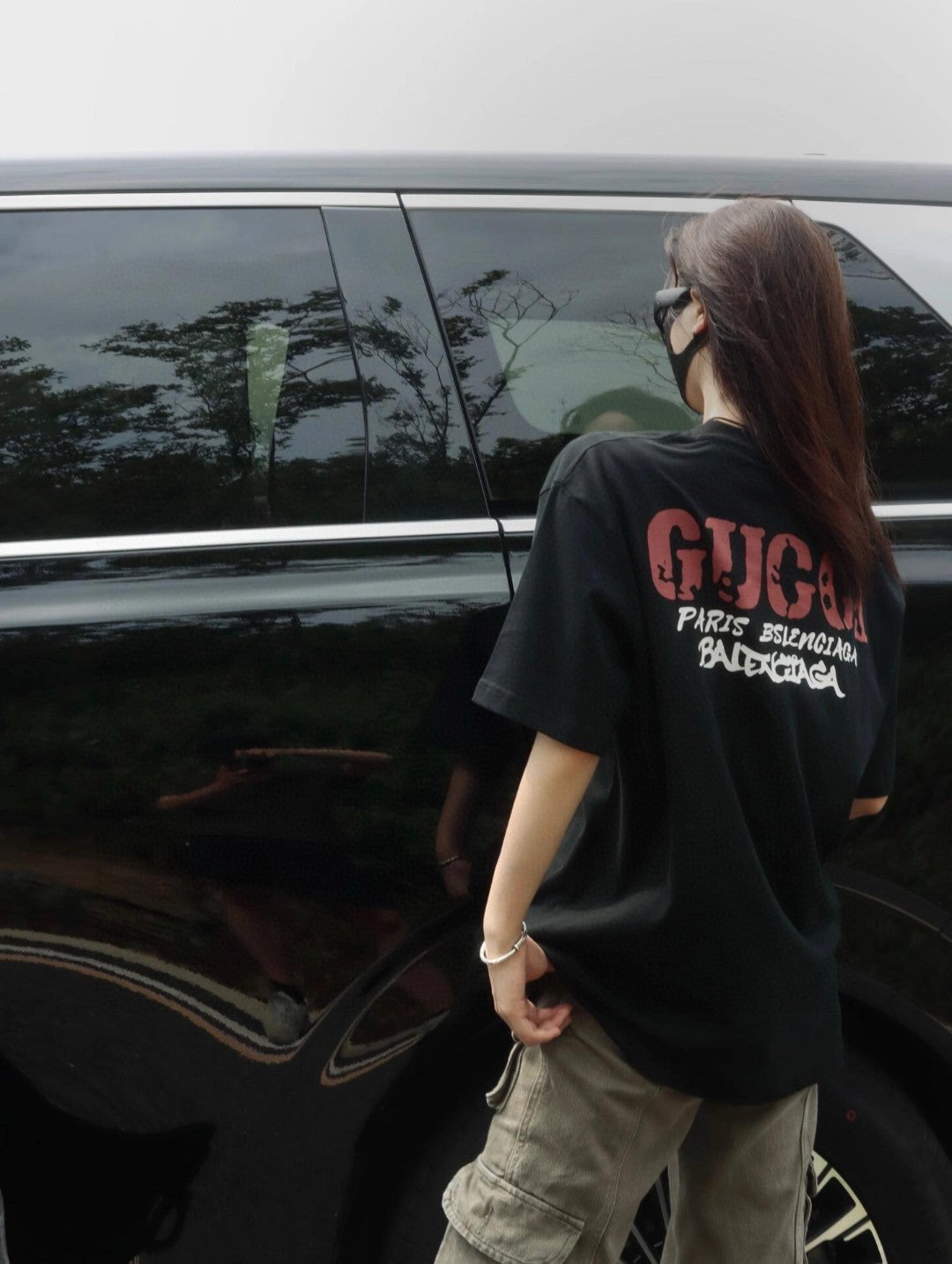 G*u*i vintage logo t-shirt (black)