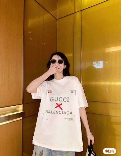 Gucci x Balenciaga Collaboration T-Shirt - White