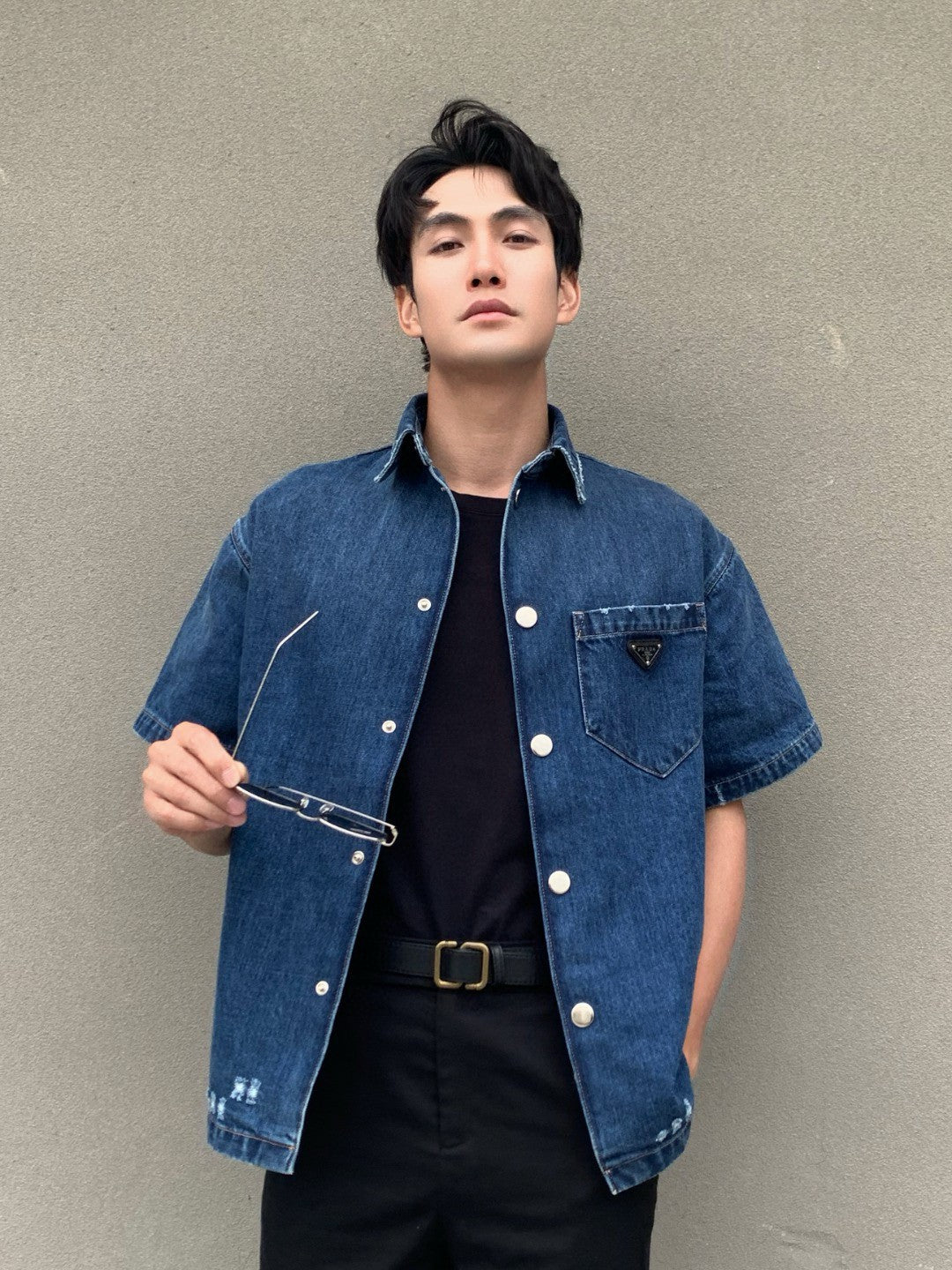 Pra*a denim shirt