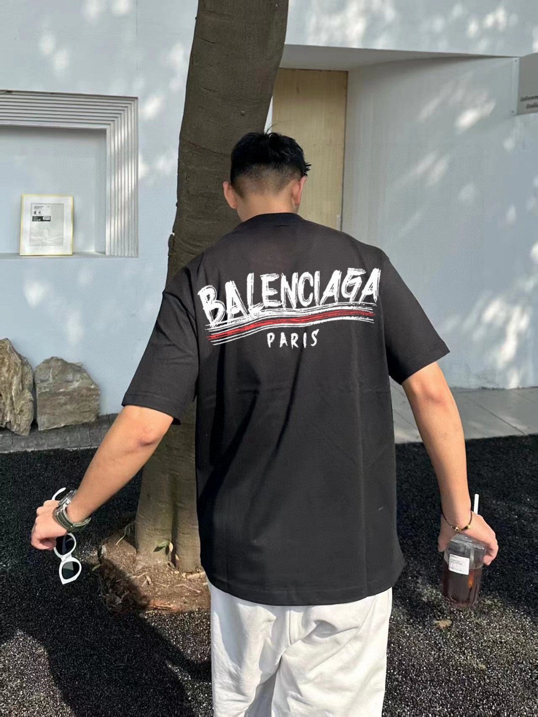 Balenciaga Paris Logo T-Shirt