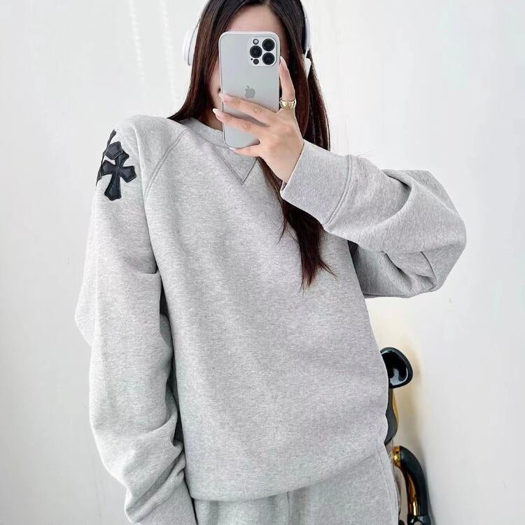 Off-White Gray Crewneck