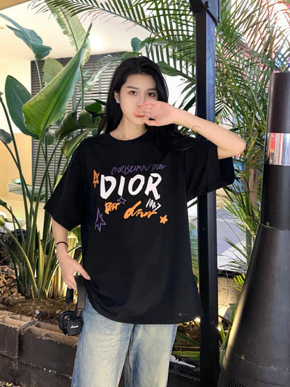 Dior Christian Dior Graphic Black T-Shirt