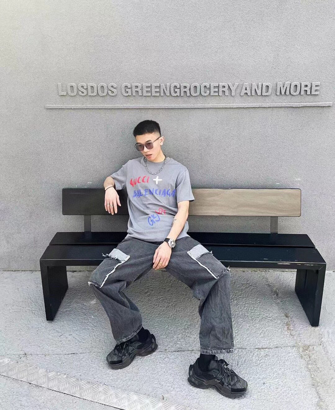 Gucci x Balenciaga T-Shirt (Gray)