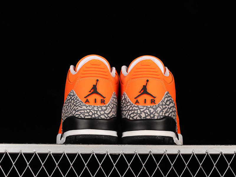 AIR JORDAN 3 RETRO ORANGE/WHITE/BLACK