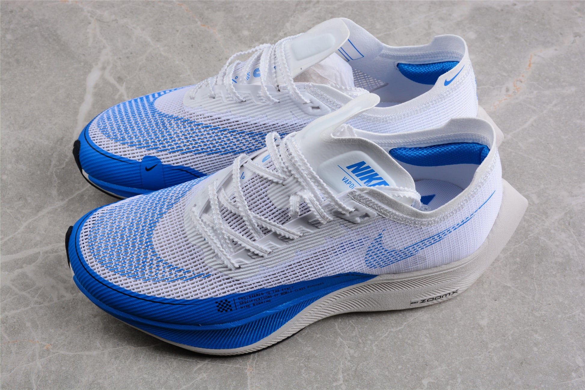 ZoomX Vaporfly NEXT% 2 White and Blue