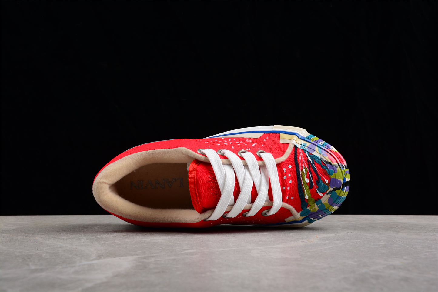 Vibrant Canvas Low Top Sneakers