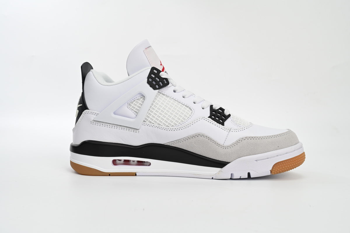 Air Jordan 4 White Black