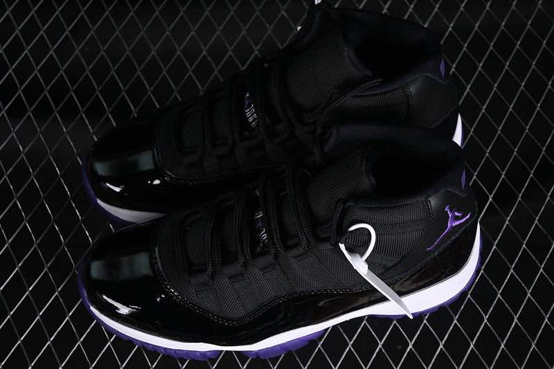 AIR JORDAN 11 RETRO WHITE/BLACK/PURPLE