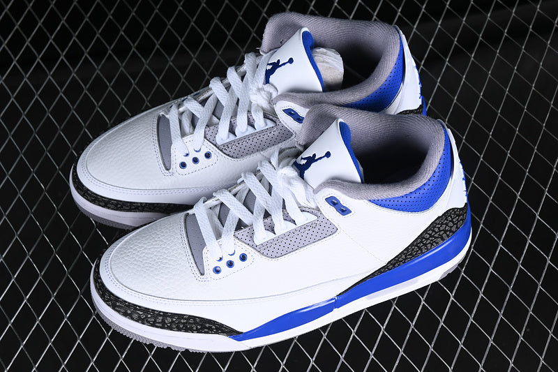 AIR JORDAN 3 RACER BLUE WHITE/GREY/BLACK/BLUE