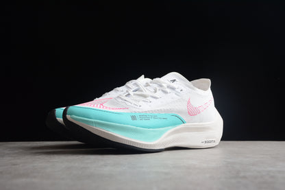 ZoomX Vaporfly NEXT% 2 White and Turquoise