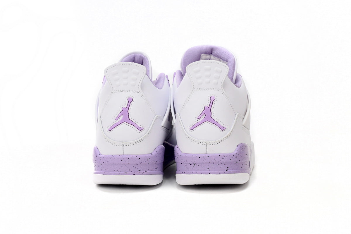 Air Jordan 4 White Purple