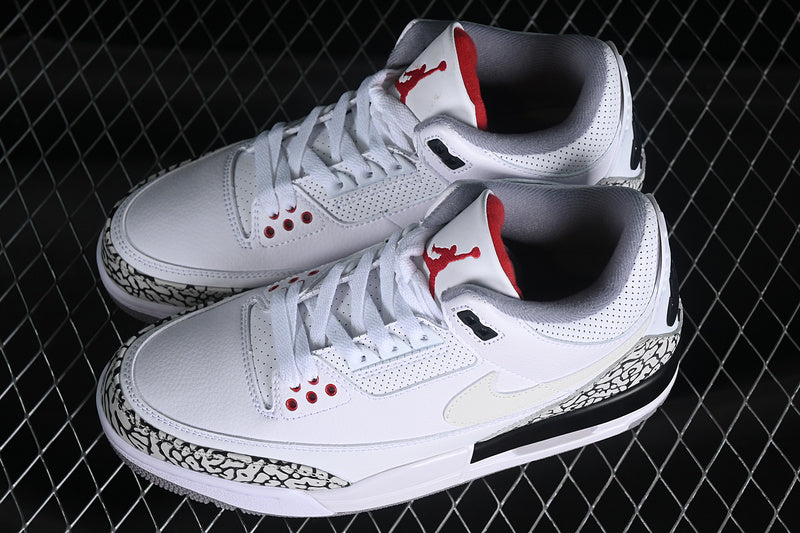 AIR JORDAN 3 RETRO JTH NRG WHITE/FIRE RED-BLACK-WHITE