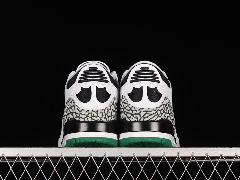 AIR JORDAN 3 RETRO OREGON PIT CREW WHITE/BLACK/GREEN