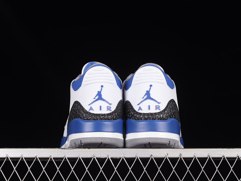 AIR JORDAN 3 RETRO WHITE/BLACK/CEMENT GREY/RACER BLUE