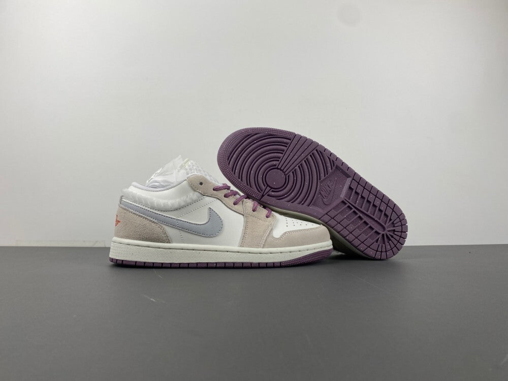 Air Jordan 1 Low "Heather Grey / Violet"