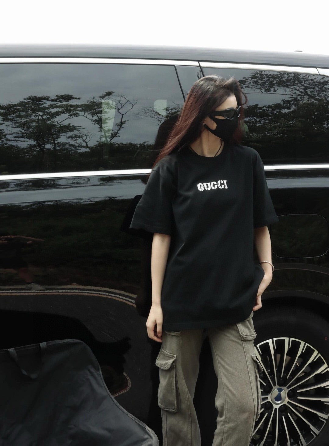 G*u*i vintage logo t-shirt (black)