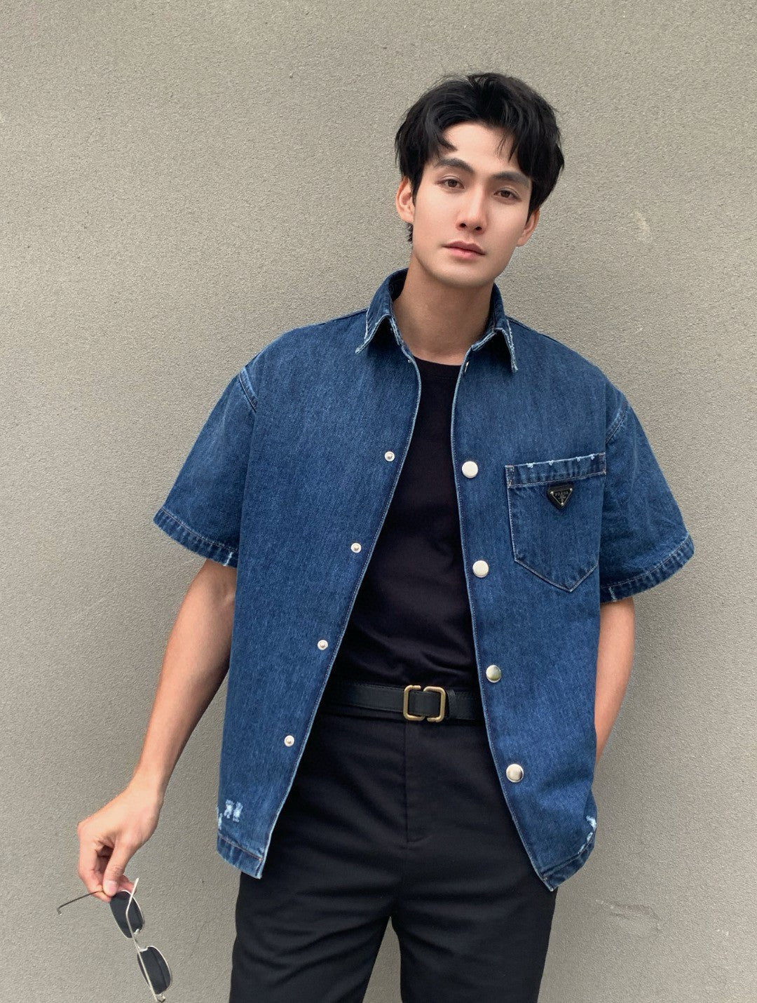 Pra*a denim shirt