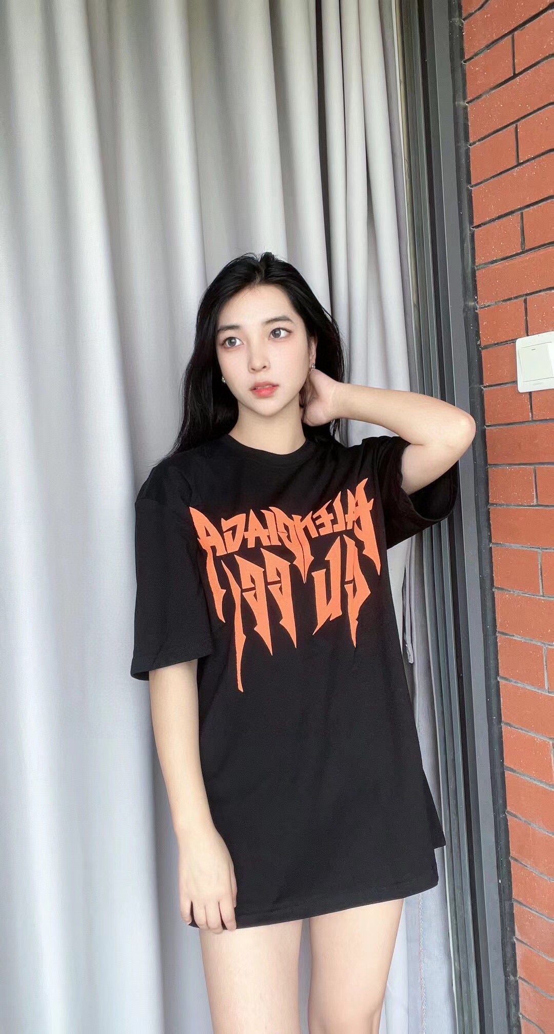 Balenciaga Gothic Logo T-Shirt