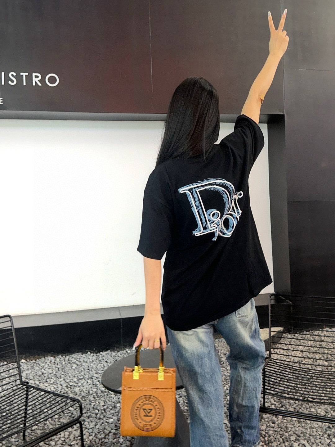 Dior Classic Logo T-Shirt (Black)