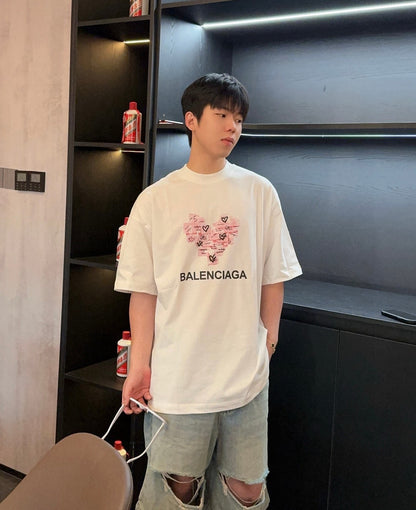 Balenciaga Love Notes T-Shirt in White