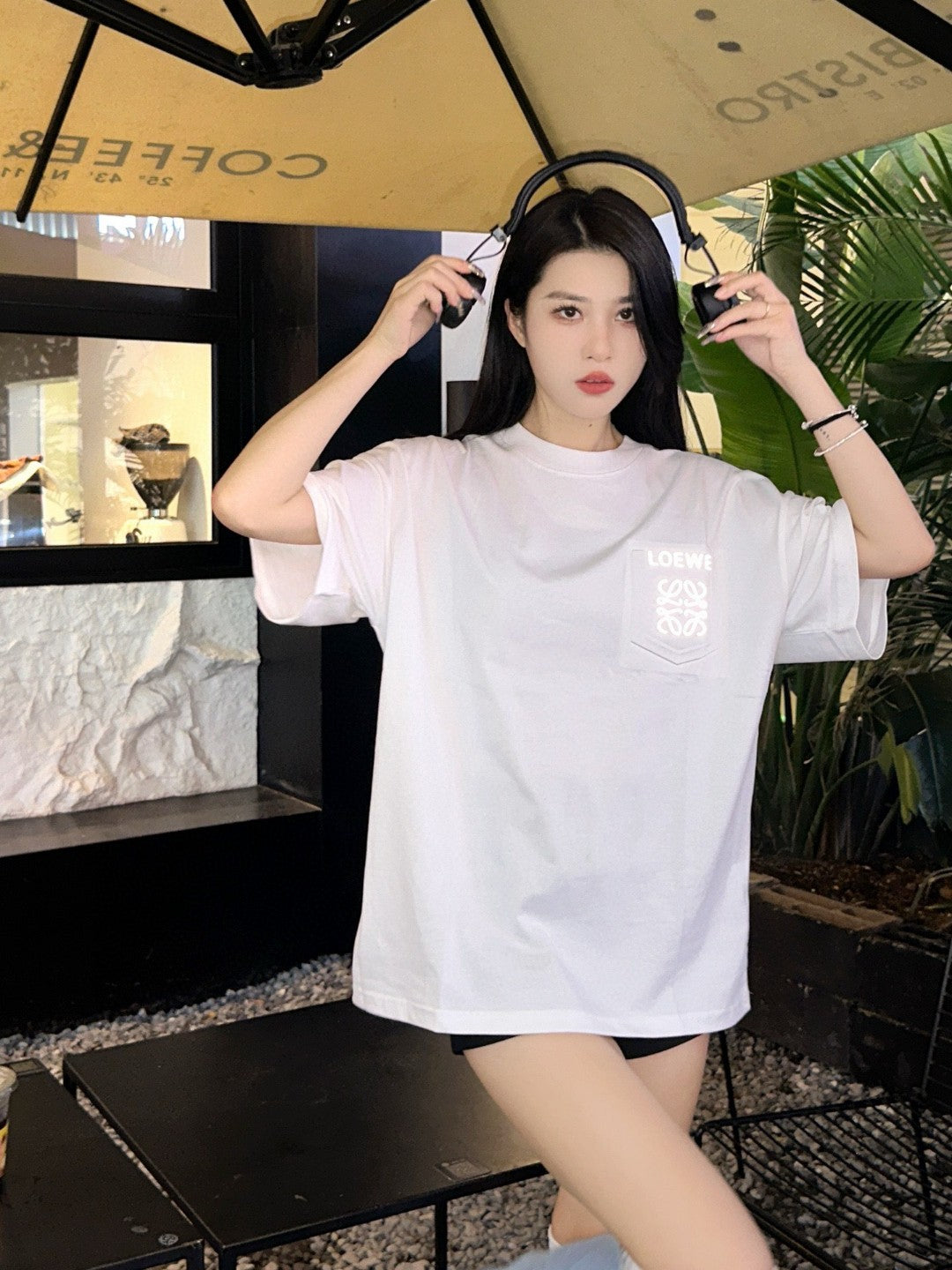 Loewe White Pocket T-Shirt