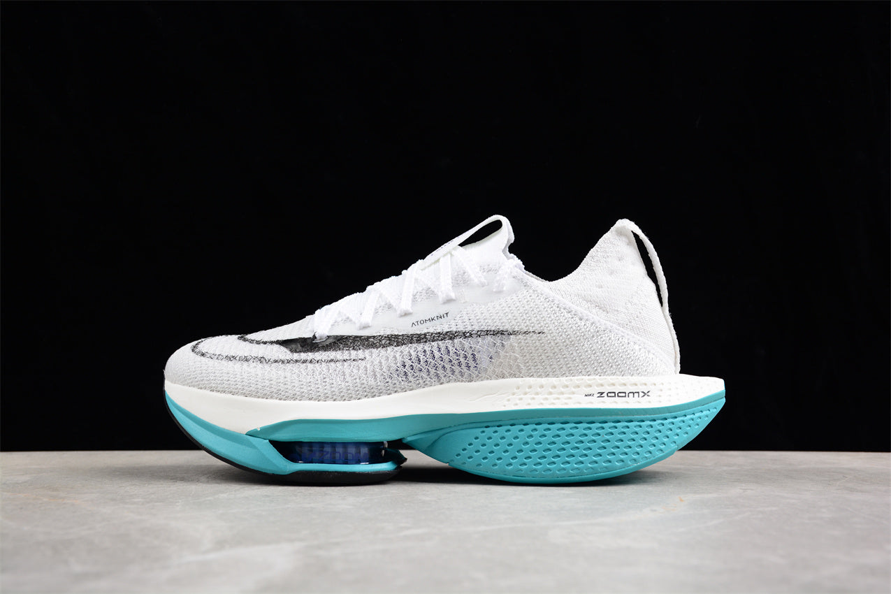 Zoom Alphafly NEXT% 2 White and Turquoise