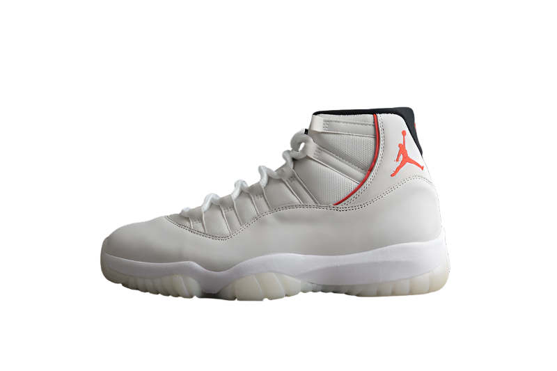 AIR JORDAN 11 RETRO PLATINUM TINT/SAIL-UNIVERSITY RED