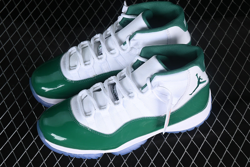 AIR JORDAN 11 RETRO WHITE/GREEN