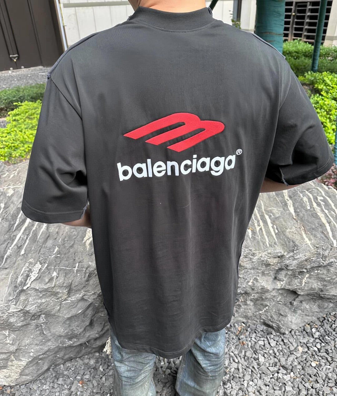 Balenciaga Bold Logo Black T-Shirt Primereps