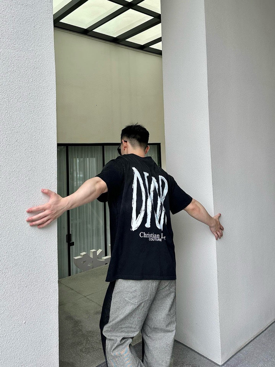 Dior Logo T-Shirt (Black)