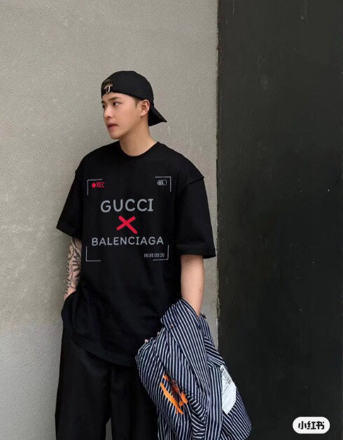 Gucci x Balenciaga Collaboration T-Shirt