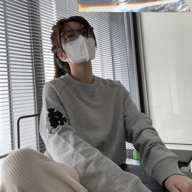 Off-White Gray Crewneck