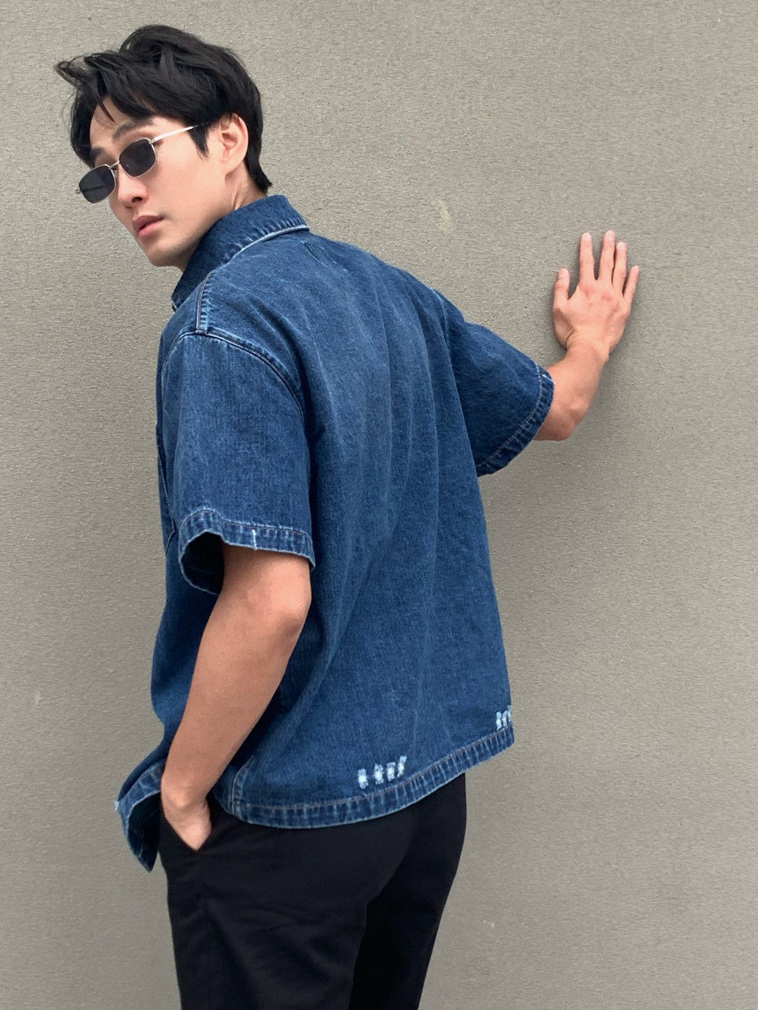 Pra*a denim shirt