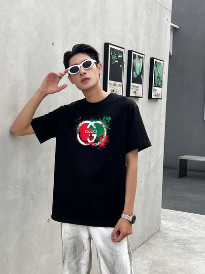 Gucci Splatter Logo T-Shirt (Black)