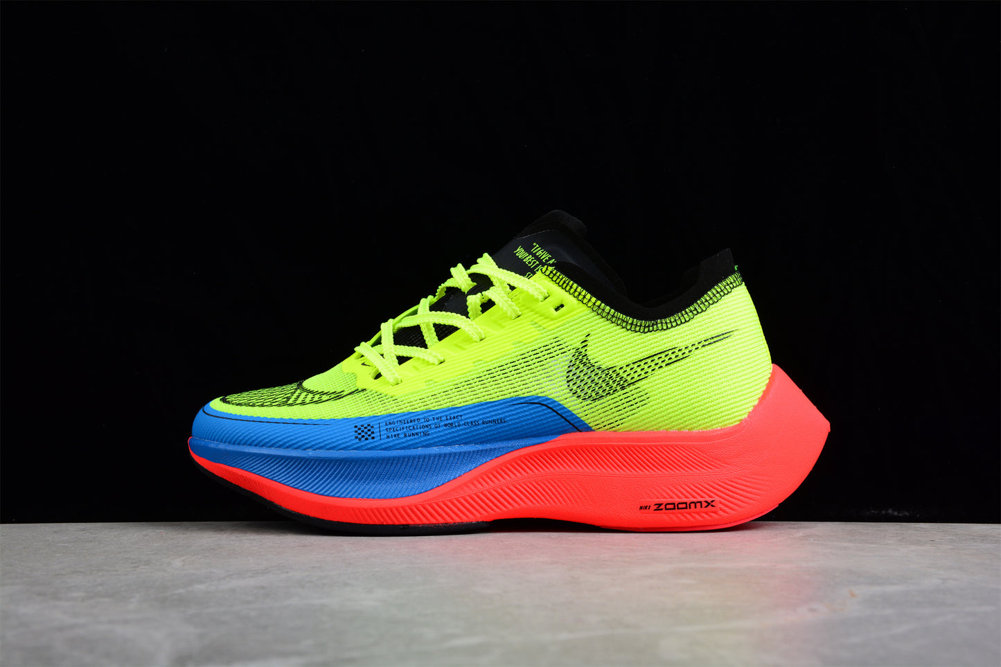 ZoomX Vaporfly Next% 2 Green,Blue and Red