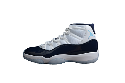 AIR JORDAN 11 RETRO WIN LIKE 82 WHITE/MIDNIGHT NAVY-UNIVERSITY BLUE