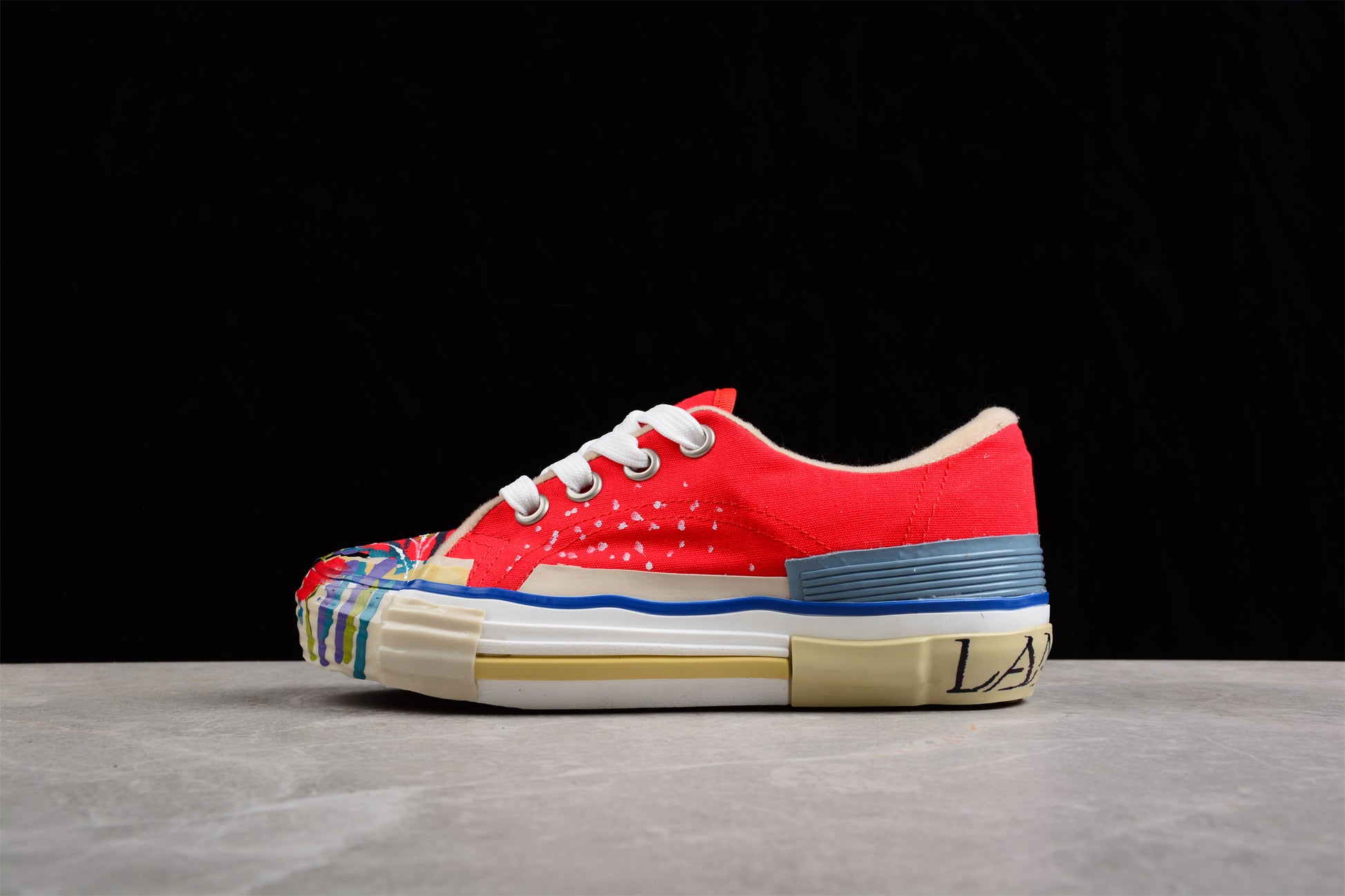 Vibrant Canvas Low Top Sneakers