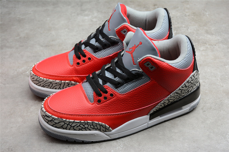 AIR JORDAN 3 RETRO SE UNITE FIRE RED/FIRE RED/CEMENT GREY/BLACK